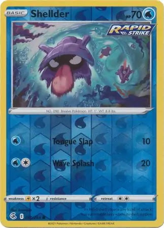 Fusion Strike Shellder #50/264 reverse holo
